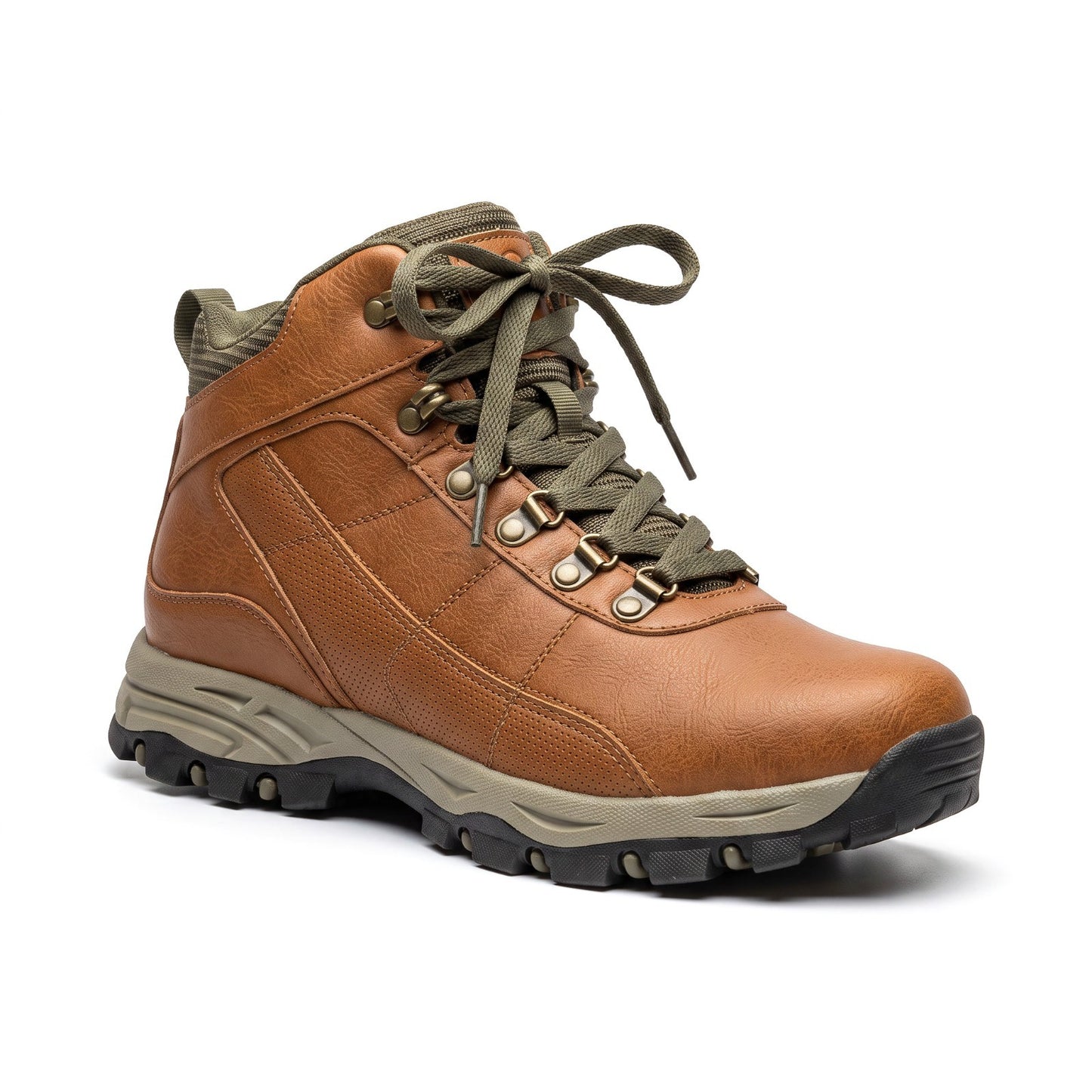 RBX Live Life Active Nitro Trekking Hiking Boots Brown & Green Men's