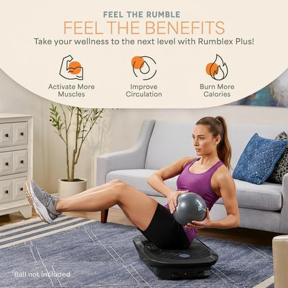 LifePro Rumblex Plus 4D Vibration Plate Exercise Machine | Whole Body Fitness