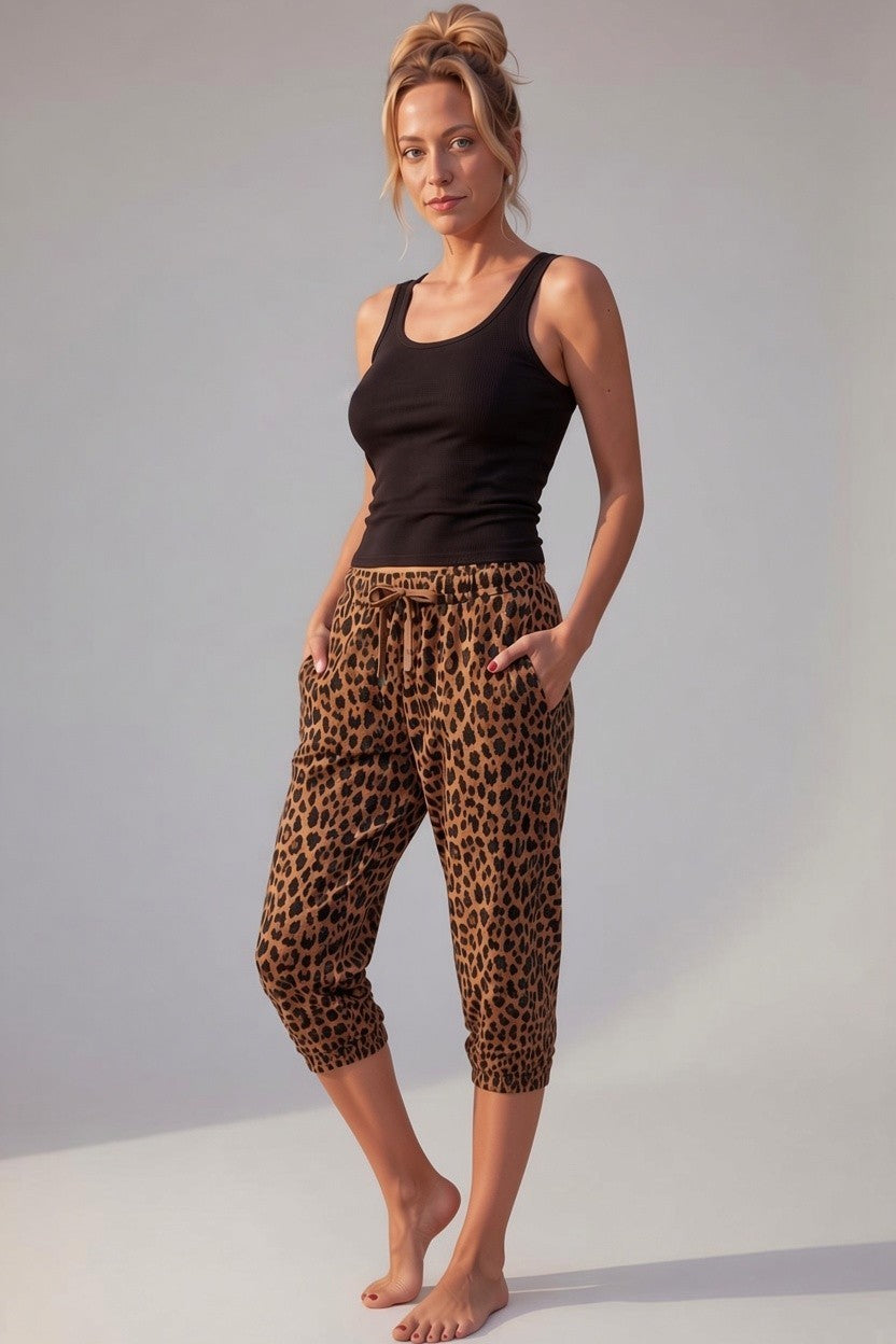 PINK Victoria's Secret Terry Crop Jogger Sweatpants