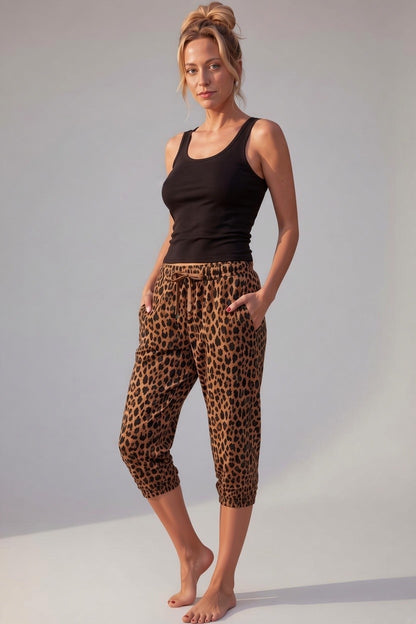 PINK Victoria's Secret Terry Crop Jogger Sweatpants
