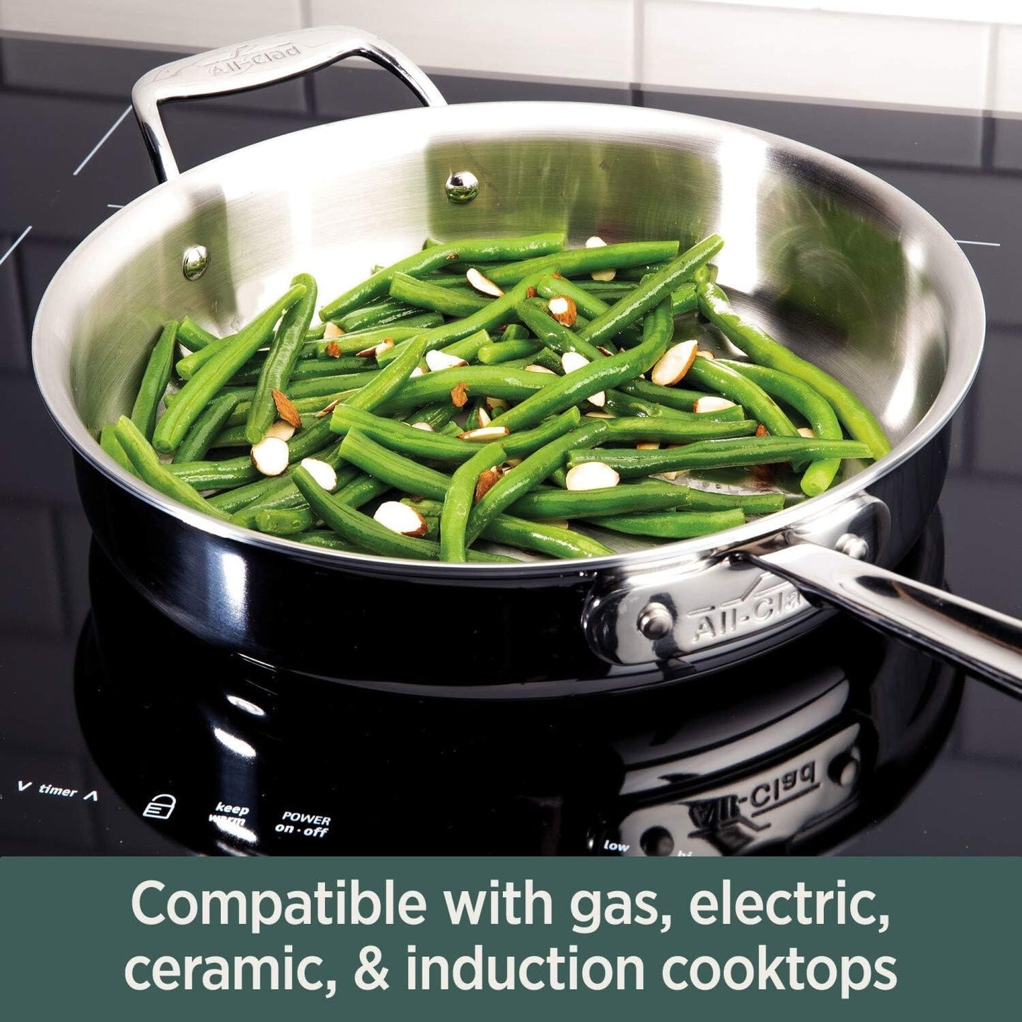 Brand New All-Clad D5 5-Ply Brushed Stainless Steel Cookware Set 10 Piece Set