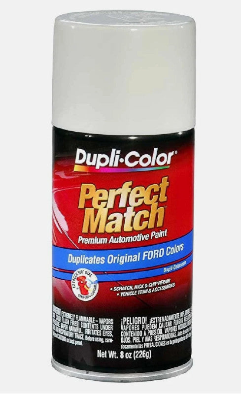 Dupli Color Perfect Match Automotive Spray Paint Pure White 8Oz Ford Code C9e Yg