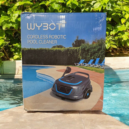 Wybot A1 OS2010 WY-AMUS-045 Cordless Robotic Pool Cleaner, Dark Gray/Blue