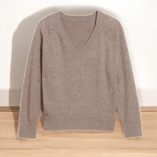 Old Navy SoSoft Loose V-Neck Sweater,Sedimentary, L