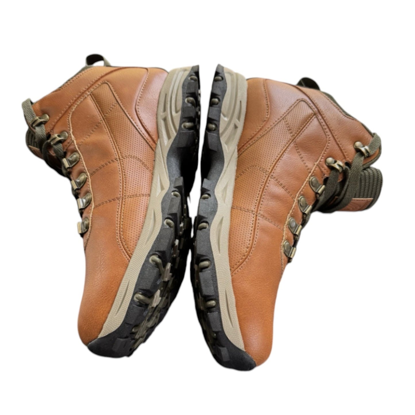 RBX Live Life Active Nitro Trekking Hiking Boots Brown & Green Men's