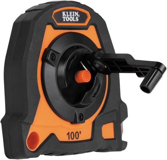 Klein Tools 94100CR Closed Reel Long Tape Measure, 100-Foot