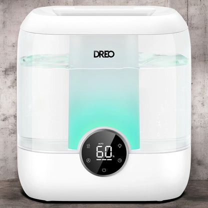 Dreo 6L Top Fill Humidifier, 60H Runtime, 28 dB Quiet Supersized, Large Room