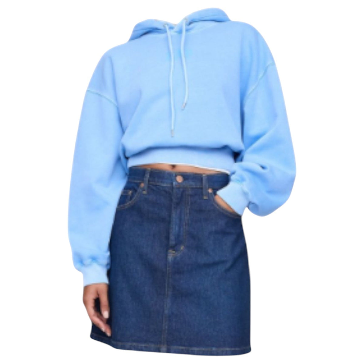 Gap Vintage Soft Cropped Hoodie | #523563 | S, M, L | Brown or Blue