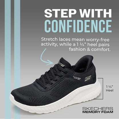 Skechers Women's Hands Free Slip-Ins: Bobs Sport Squad Chaos-Current Muse Sneake