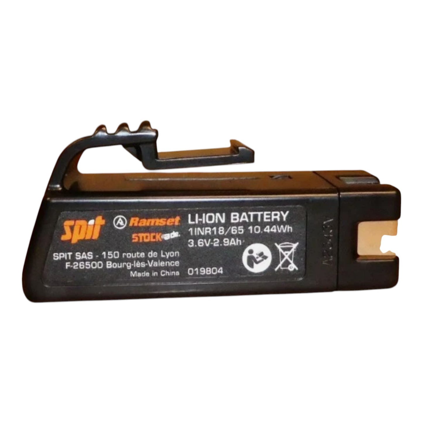 SPIT Battery for Pulsa 800 P/E 10.44Wh 3.6v-2.9ah Ramset