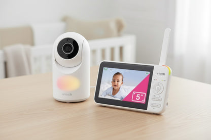 VTech VM5267 5" Digital Video Baby Monitor w Pan & Tilt Camera - 1000 Feet Range