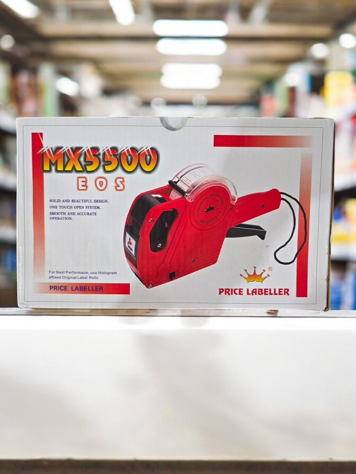 MX5500 EOS 8 Digits Price Tag Gun Labeler Labeller (Includes Labels/Ink Refills)