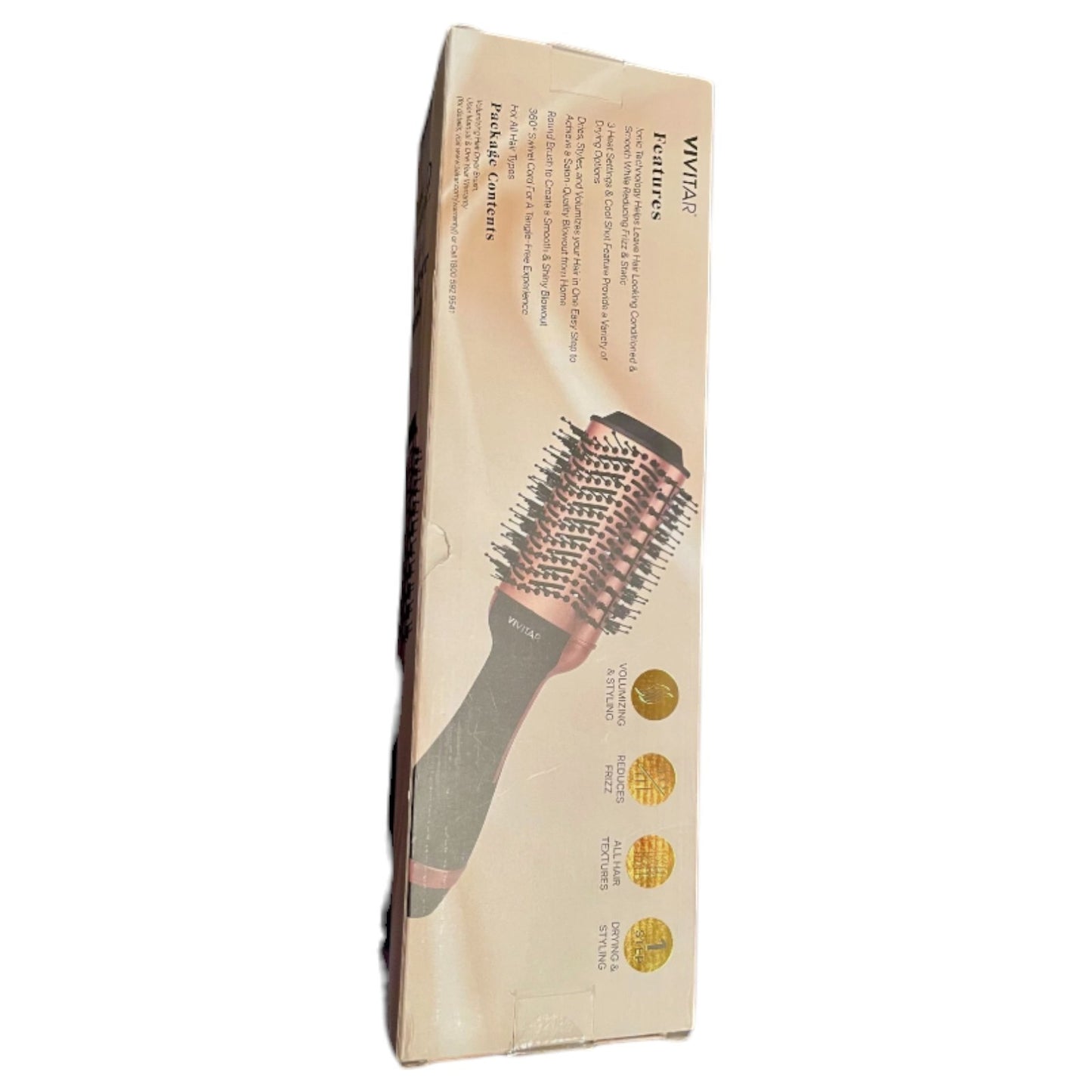 NEW VIVITAR volumizing & bouncy blowouts hair dryer brush