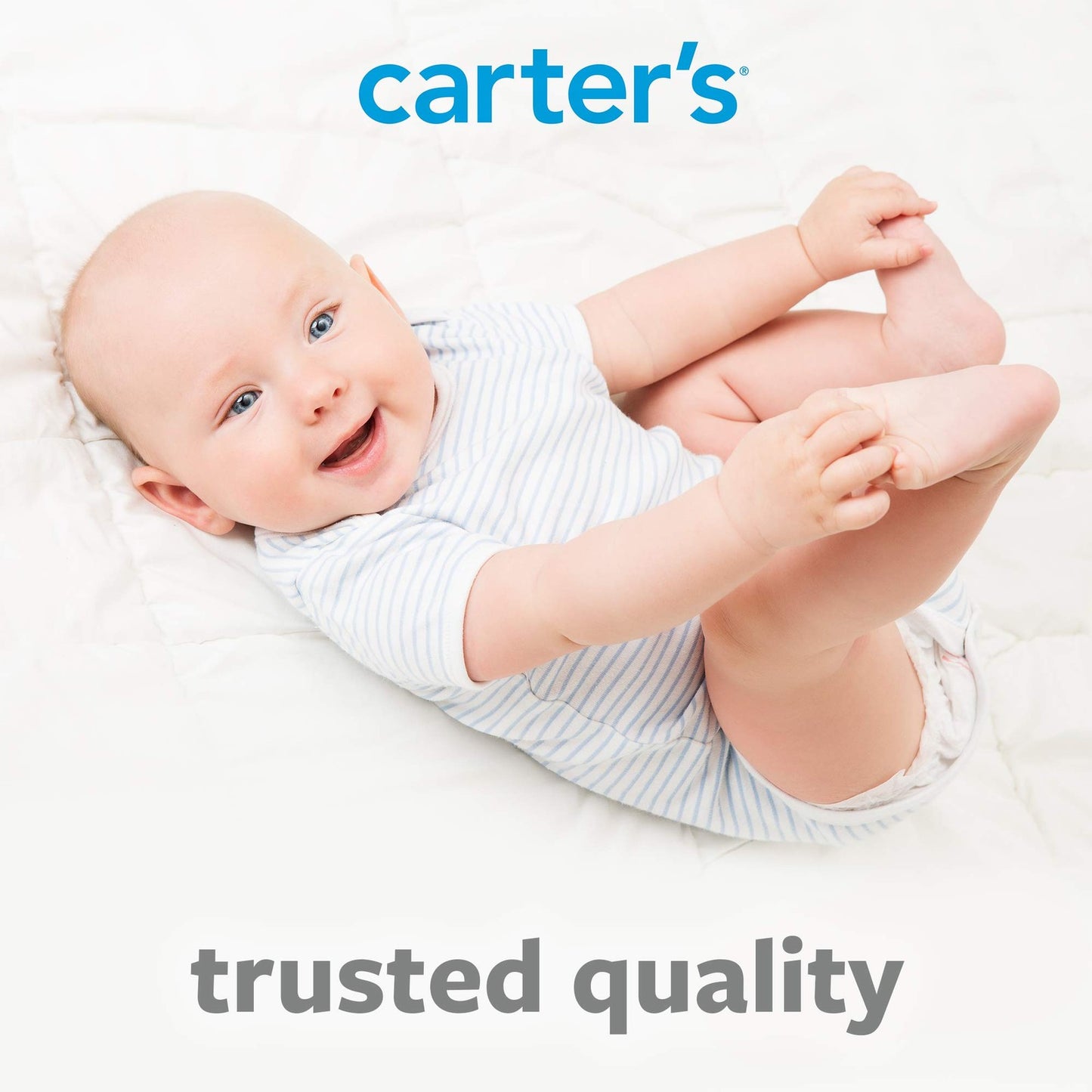 Carters Waterproof Fitted Quilted Crib and Toddler Protective Mattress Pad
