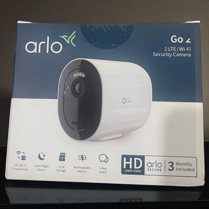ARLO VML2030 Go 2 LTE Wi-Fi Security Camera- Product is not tested selling AS-Is