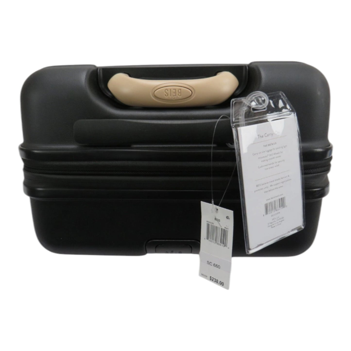 BEIS Carry-On Roller Spinner | PINK or BLACK | 23" | $268.00