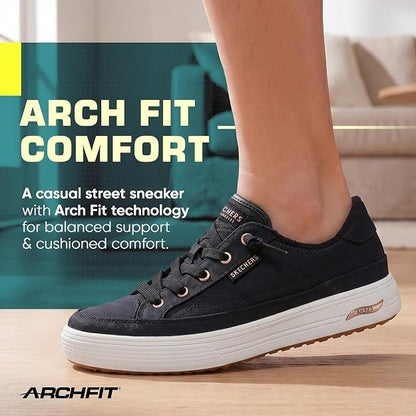 Skechers Arch Fit Arcade Meet Ya There Womens Size 7D Athletic Shoes Sneakers