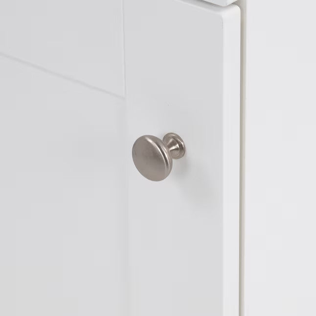 Project Source Dover 24 in White Single Sink Bathroom Vanity with White Top