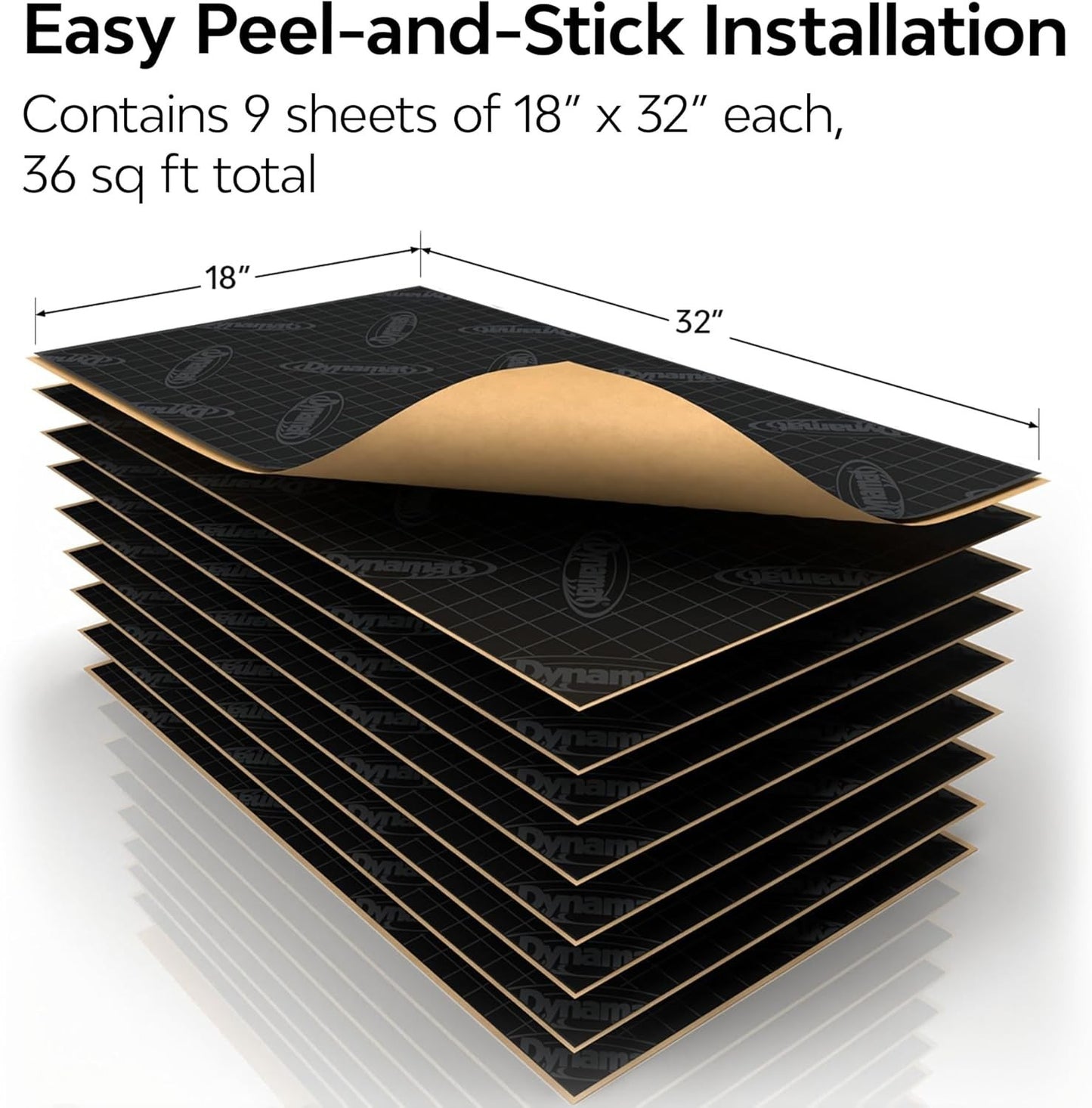Dynamat Xtreme Sound Deadening Car Insulation Bulk Pack 10455 � Noise Dampening