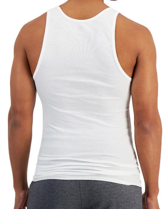 ALFANI Men's 4-Pack Regular-Fit Solid Bright White Tanks - SIZE XL