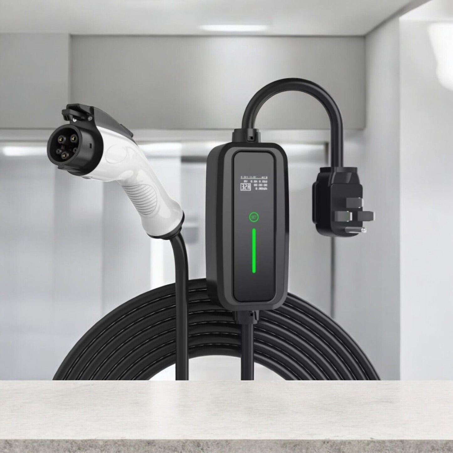 Rexing - J1772 Level 2 NEMA 14-50 Portable Electric Vehicle (EV) Charger - up...