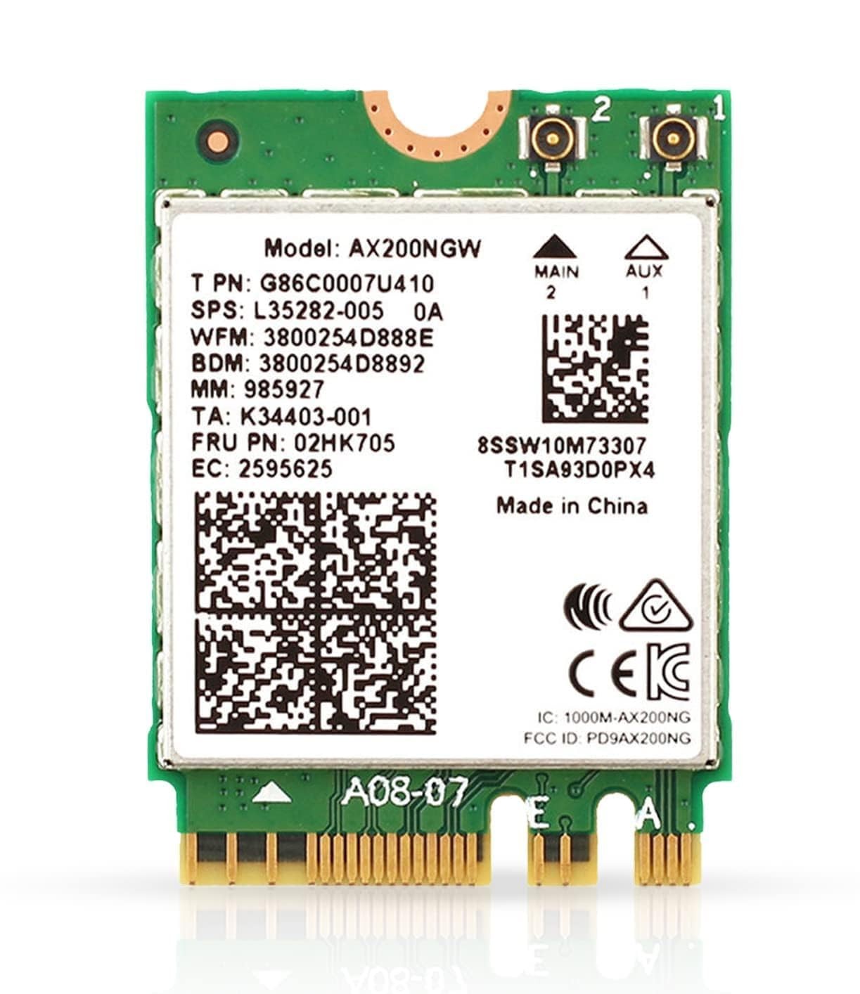 HighZer0 Electronics WiFi Card | M.2 WiFi Card for PC | No vPro | Supports Blue