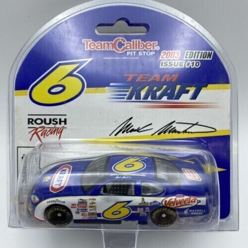 Team Caliber 2003 Mark Martin #6 Roush Racing Team Kraft Velveeta 1:64 New