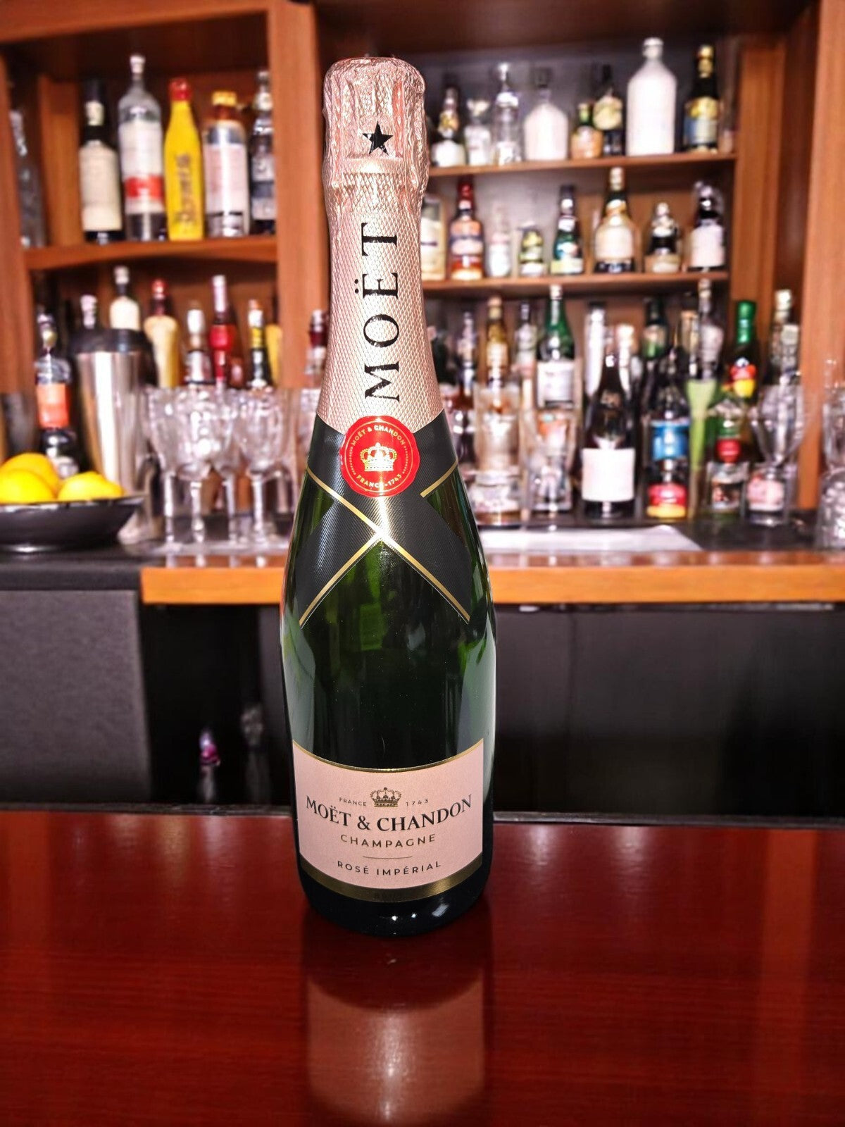 Moet & Chandon Rose Imperial Champagne Dummy Empty Bottle Prop 750ml