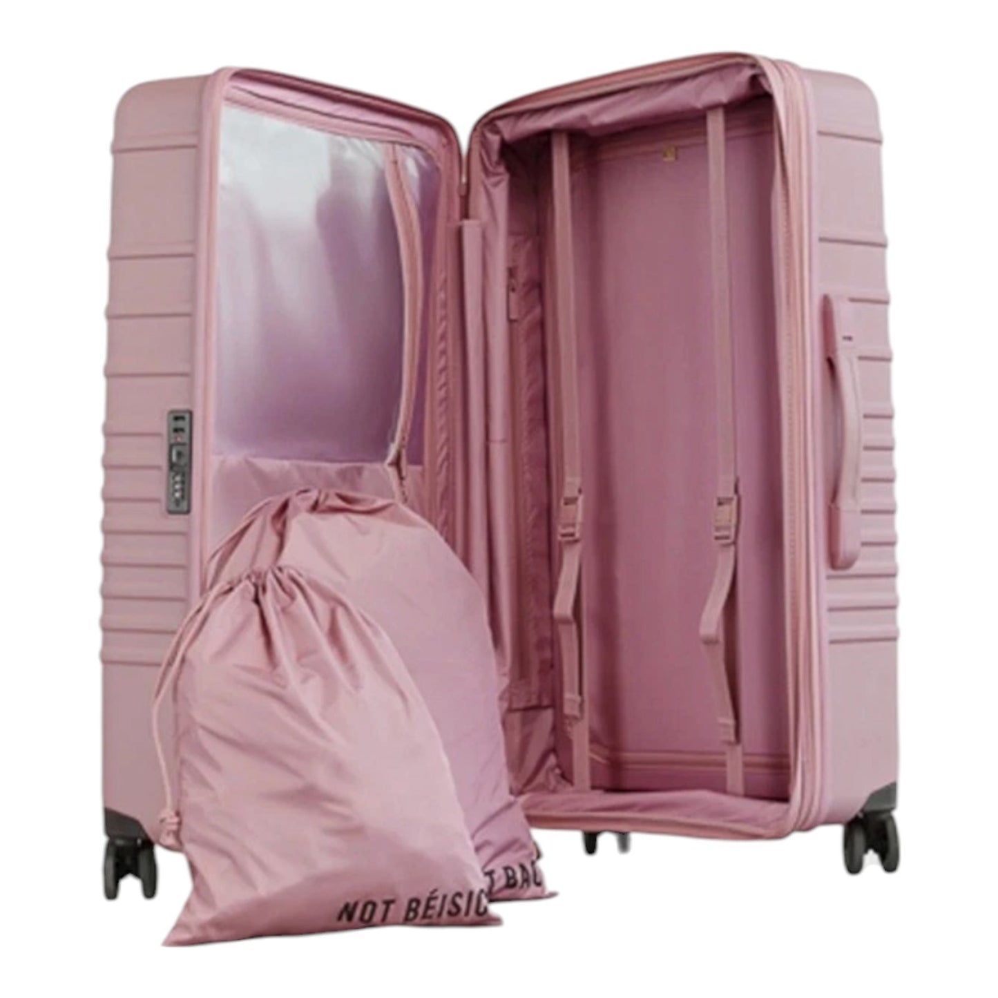 BEIS Carry-On Roller Spinner | PINK or BLACK | 23" | $268.00