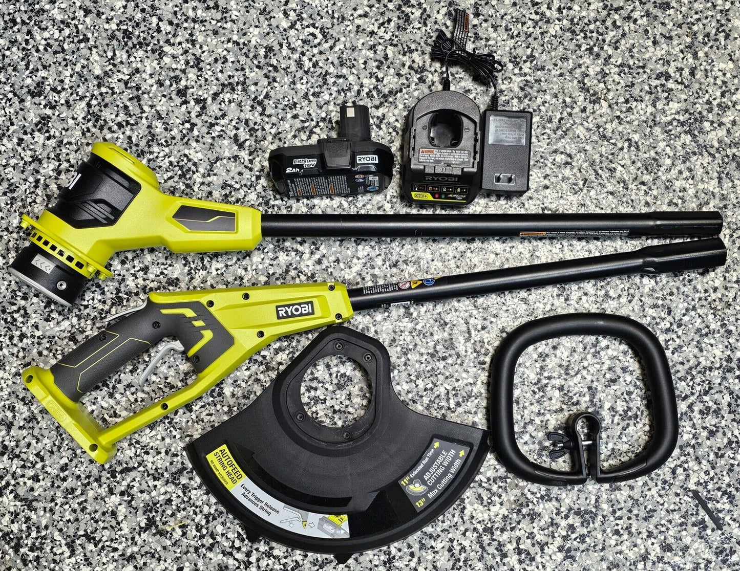 RYOBI (P20150) 13" Cordless String Trimmer/Edger - Includes Battery + Charger