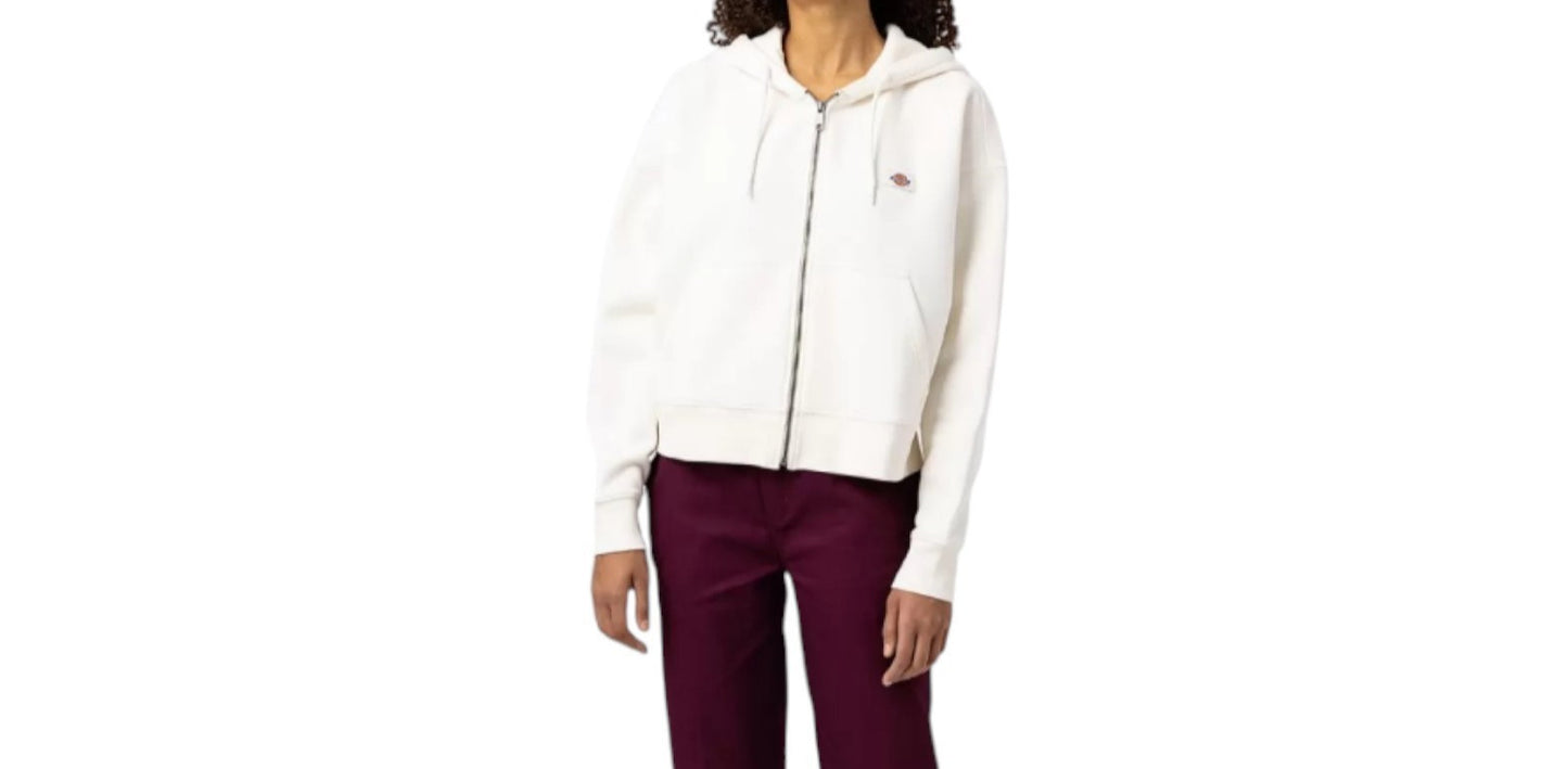 Dickies Oakport Zip-Hoodie Women's | White |  Classic Regular Fit Hoodie