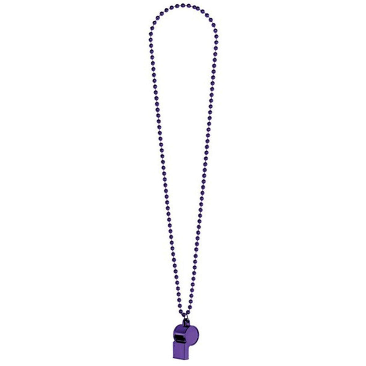 Amscan Sports Party Noisemakers Whistle Bead Necklace (1 Piece) Supplies, 1, Pu