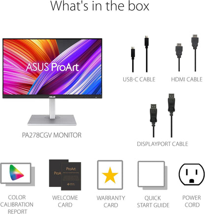 Asus ProArt PA278CGV 27" WQHD 2560x1440 144Hz 5ms LCD IPS Monitor