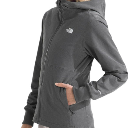 The North Face Women’s Shelbe Raschel Hoody Jacket Small Heathered Gray Windwall
