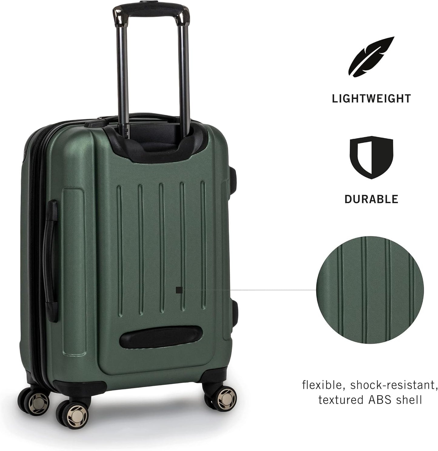 Kenneth Cole REACTION Out of Bounds & Renegade Lightweight 4-Wheel Luggage