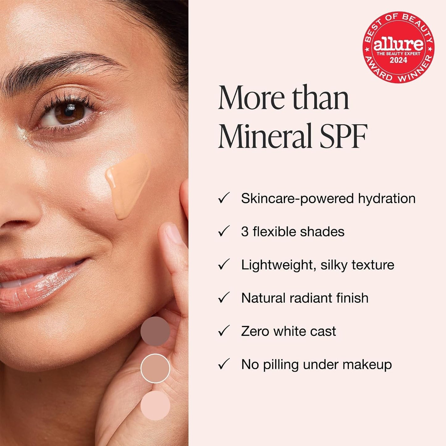 INNBEAUTY Project Mineral Sun Glow SPF 43 PA+++, Medium, 1.7 oz (50 ml) | Tin...