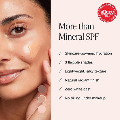 INNBEAUTY Project Mineral Sun Glow SPF 43 PA+++, Medium, 1.7 oz (50 ml) | Tin...