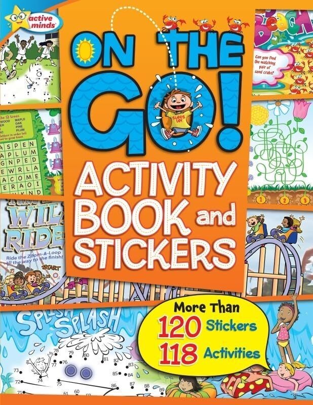 Active Minds on the Go!: Activity Book and Stickers