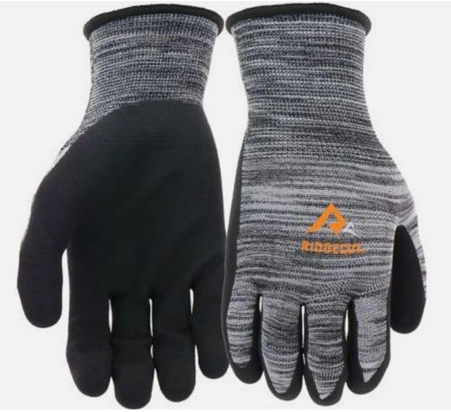 Ridgecut RC37306-L Men's Coolmax Foam Work Gloves, L-XL, Gray