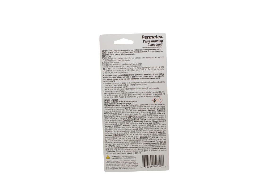 Permatex 80036 Valve Grinding Compound, 1.5 oz.