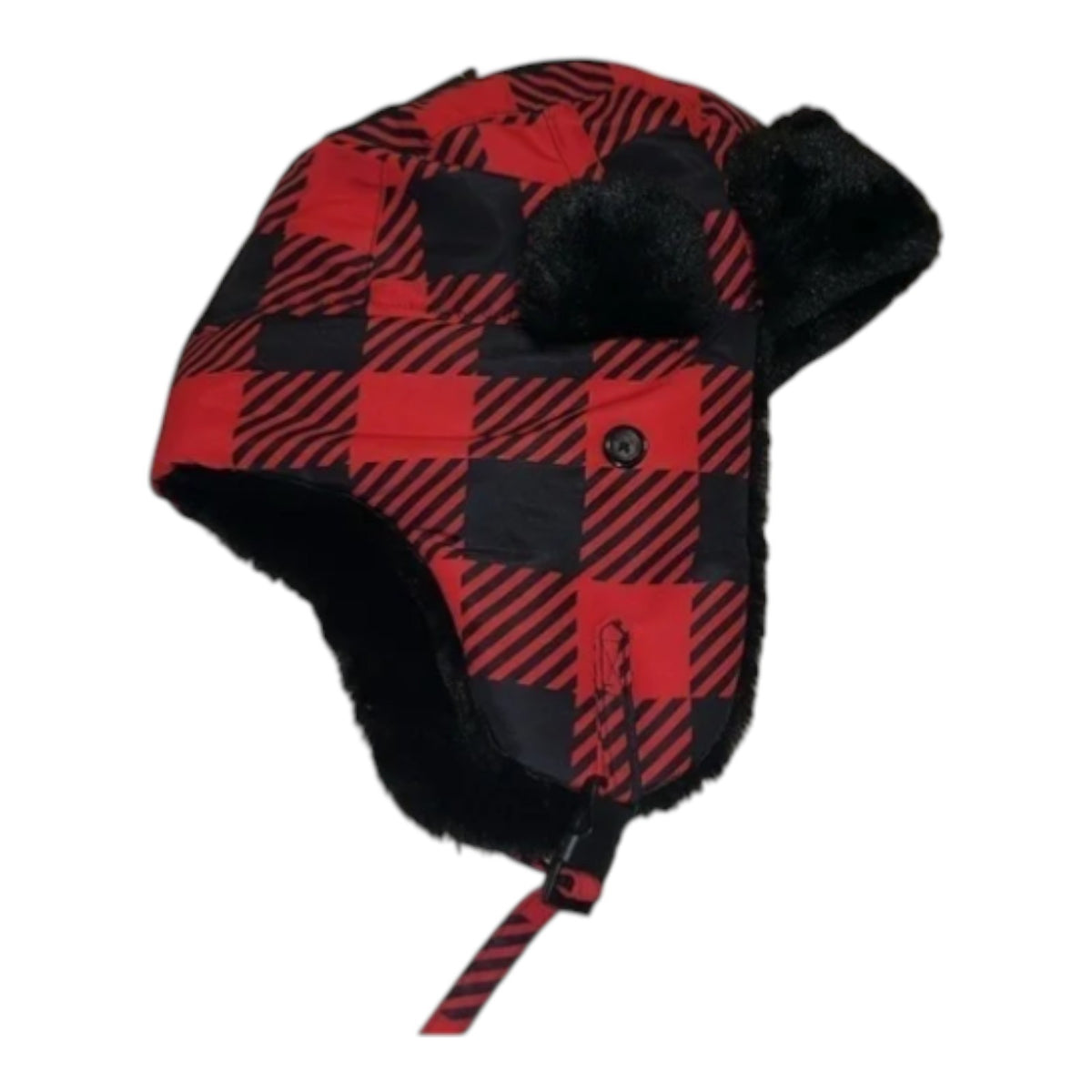 Hurley National Winter Trapper Bomber Hat/Cap-Faux Fur Ear Flaps Men - One Size