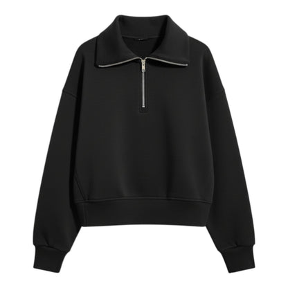 Old Navy Bounce Fleece Half-Zip Pullover Sweatshirt in Black or Brown, All Sizes