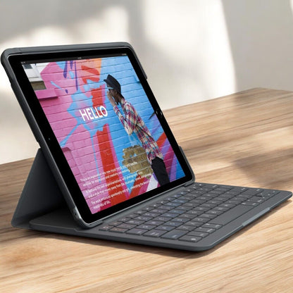 Logitech Slim Folio Keyboard Case iPad Generations 7, 8, 9 NEW: SEE DESCRIPTION