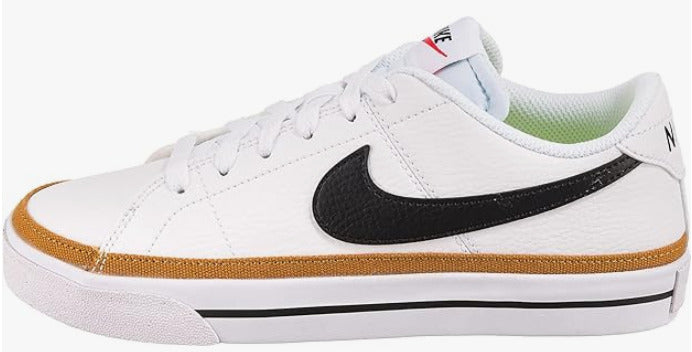 Nike Court Legacy Next Nature Women Shoe Wht/Blk/Desert Ochre - SZ 7 - DH3161100