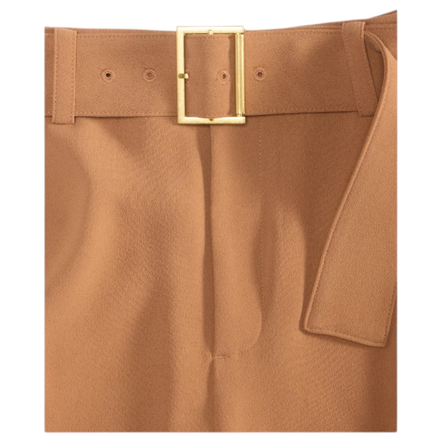 I.N.C. International Concepts Women's Belted High-Rise Wide-Leg Pants
