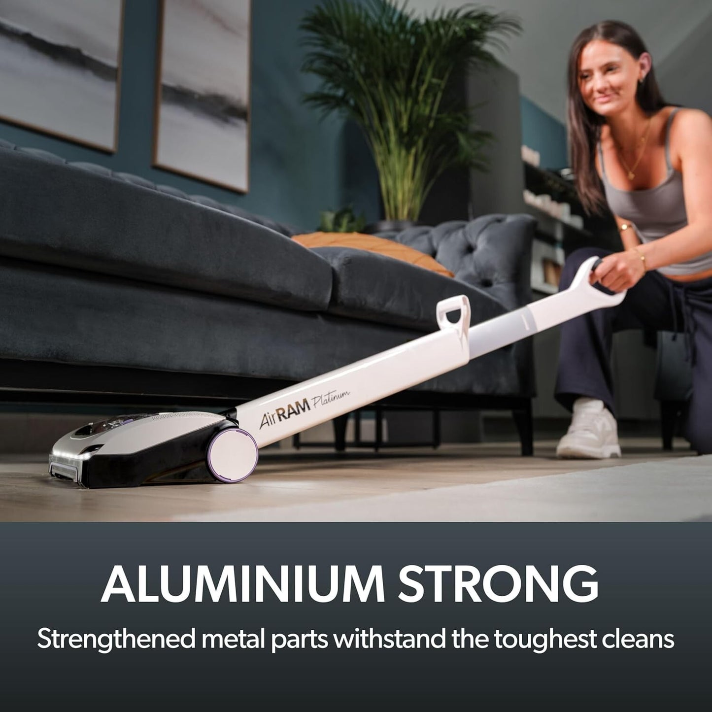 Gtech AirRAM Platinum Cordless Vacuum Cleaner Includes Anti-Hair Wrap Brush AR46