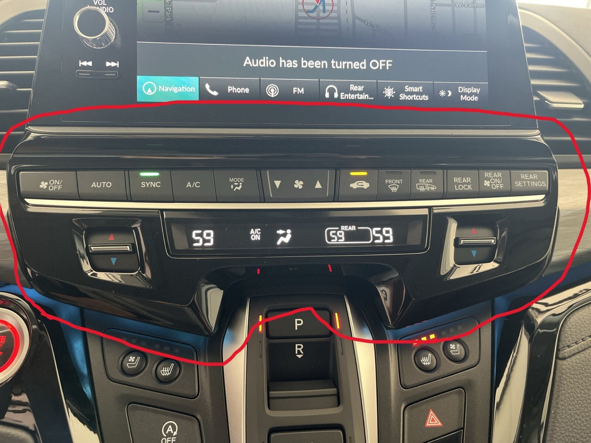 2025 HONDA ODYSSEY A/C HEATER TEMPERATURE CLIMATE CONTROL OEM 79600THRA312M1
