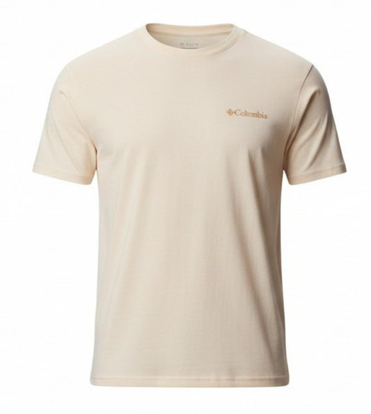 Columbia Men's CSC Kranston SS Tee | Color = Chalk | Size L & XL