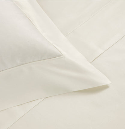 Frette Grace King Sheet Set 100% Cotton Milk Solid Color Bedroom
