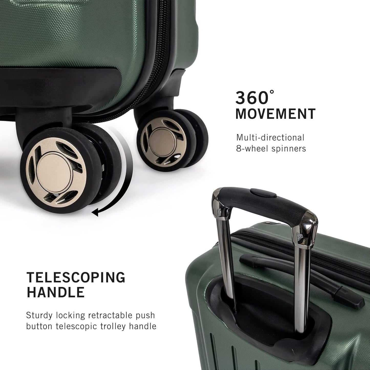Kenneth Cole REACTION Out of Bounds & Renegade Lightweight 4-Wheel Luggage